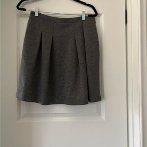 Halogen by Nordstrom Charcoal Pleated Skirt, size S